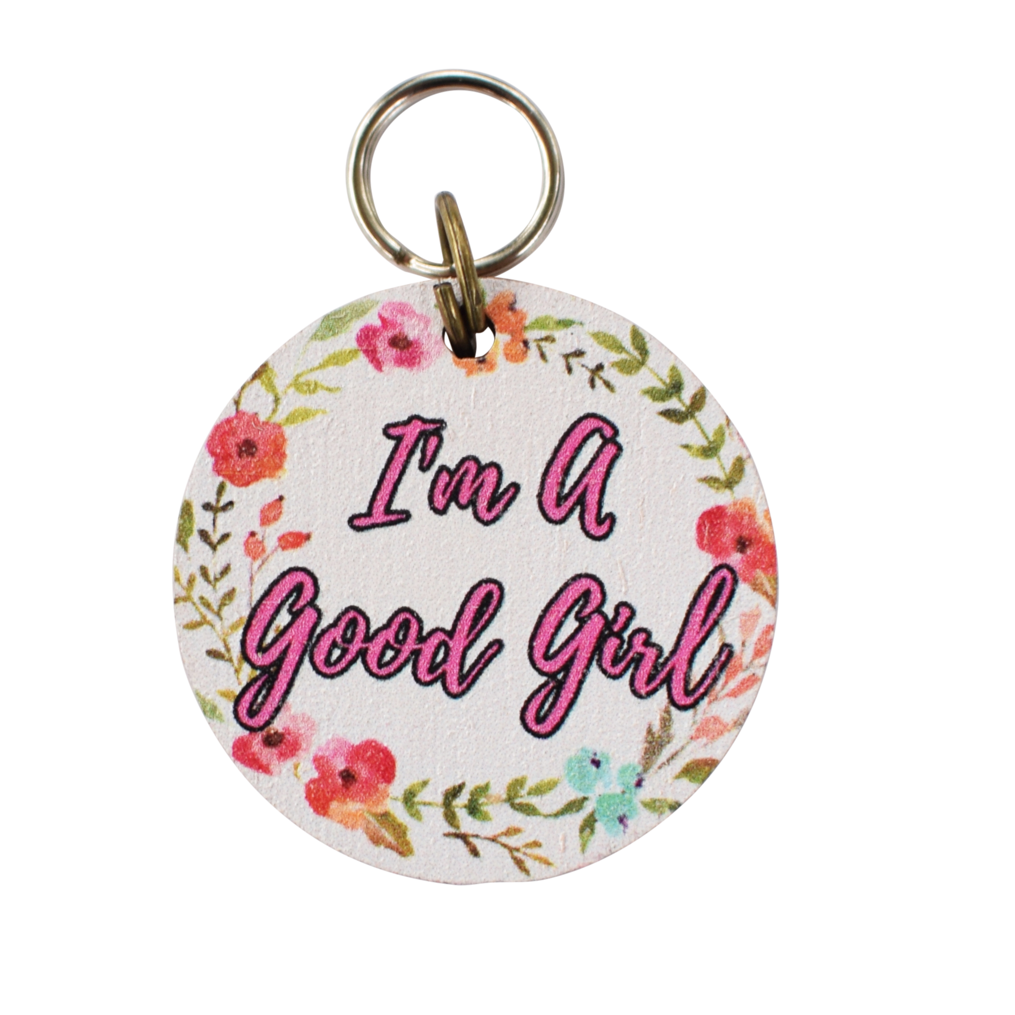 I'm a Good Girl Dog Tag