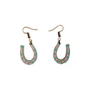 Derby Horseshoes Kentucky Earrings-5