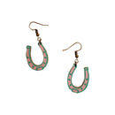 Derby Horseshoes Kentucky Earrings-2