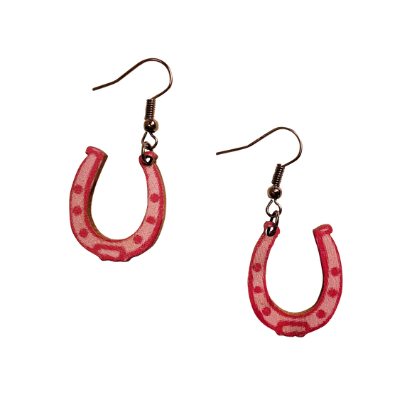 Derby Horseshoes Kentucky Earrings