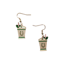 Derby Mint Julep Kentucky Earrings-2