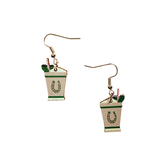 Derby Mint Julep Kentucky Earrings