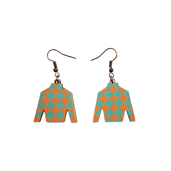 Derby Silks Kentucky Earrings