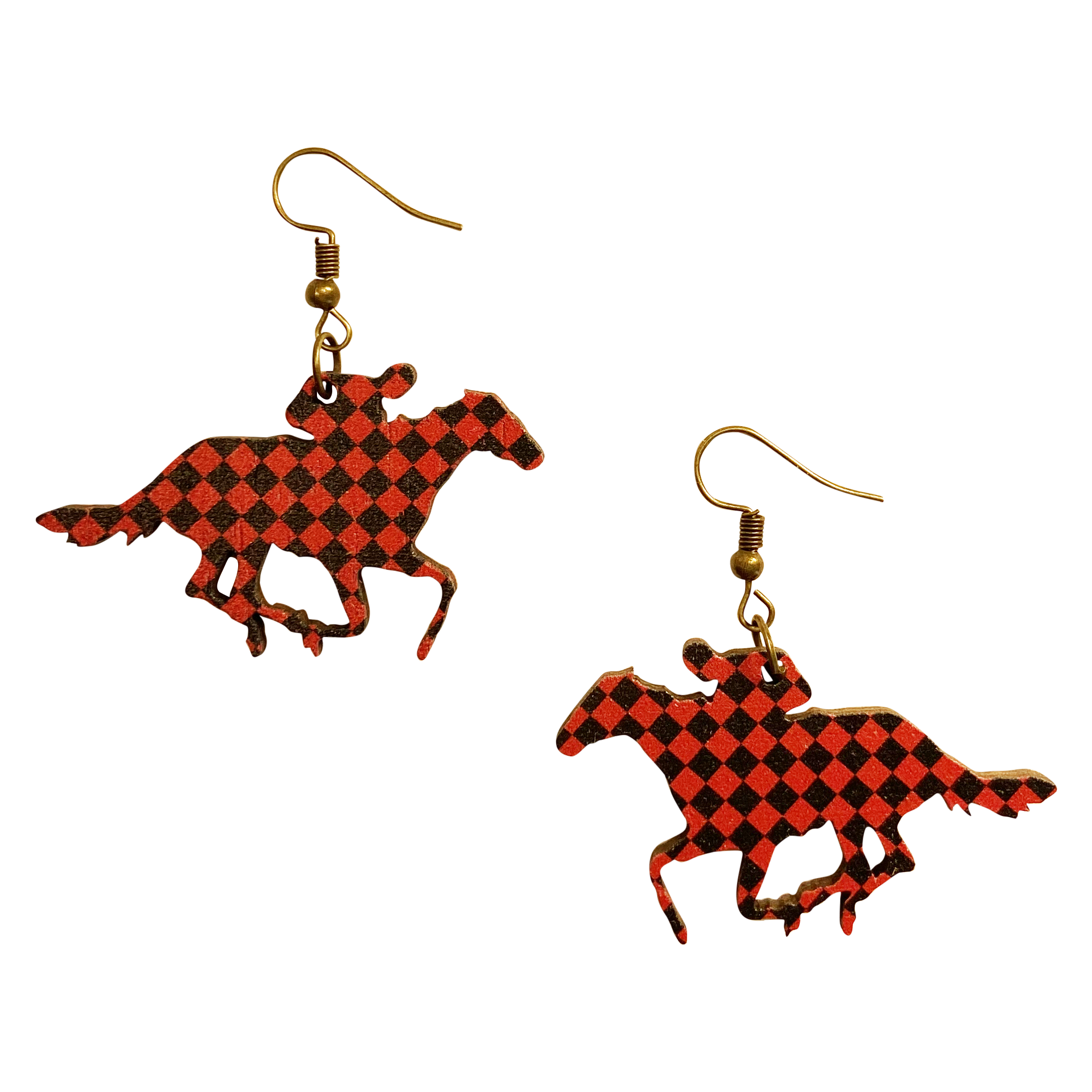 Derby Horses Kentucky Earrings