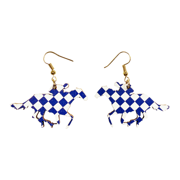 Derby Horses Kentucky Earrings