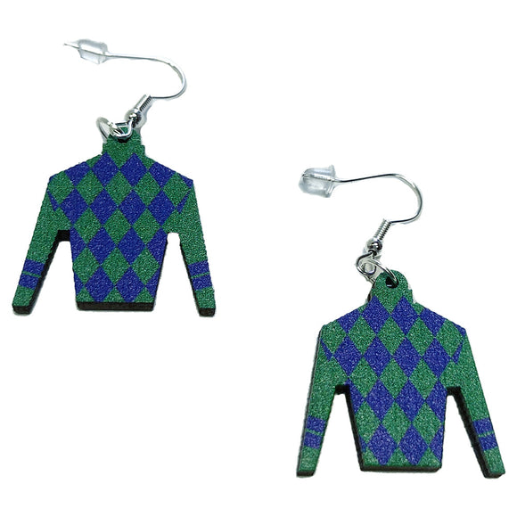 Derby Silks Kentucky Earrings