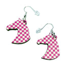Derby Horse Head Earrings-3