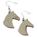Derby Horse Head Earrings-1