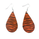 Tiger Stripes Teardrop Earring-2