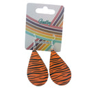 Tiger Stripes Teardrop Earring-3