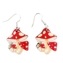 Vintage Mushroom Earrings-2