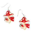 Vintage Mushroom Earrings-1