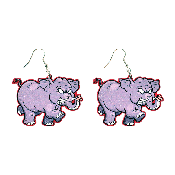 Angry Elephant Earrings