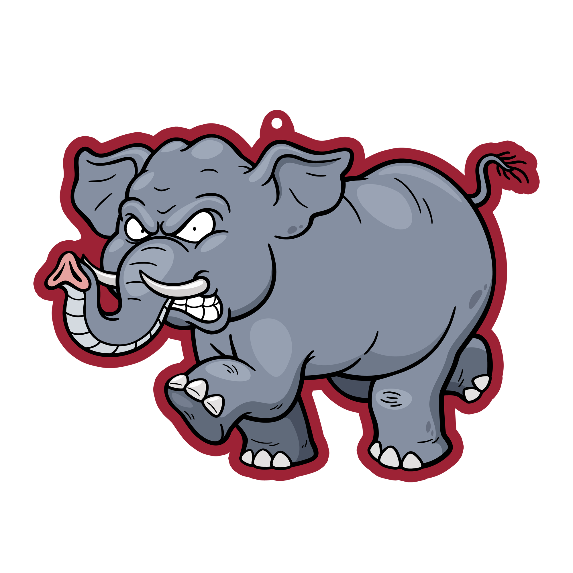 Angry Elephant Earrings