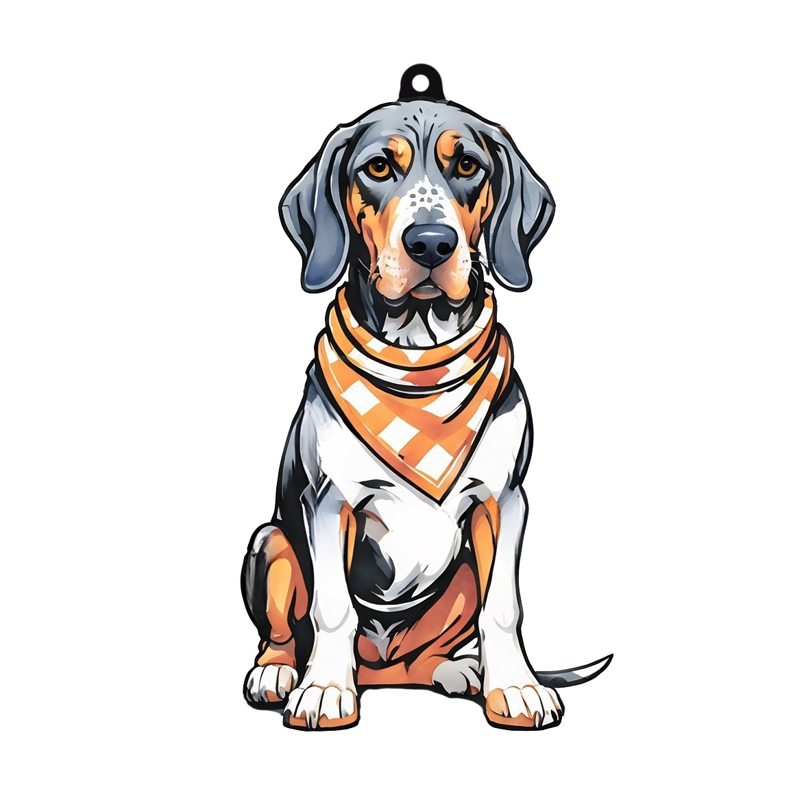 Tennessee Bluetick Coonhound Earrings