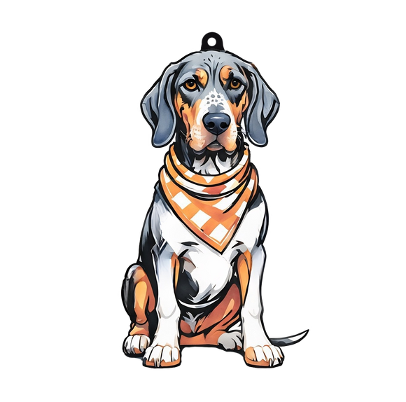 Tennessee Bluetick Coonhound Earrings