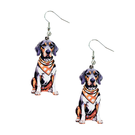 Tennessee Bluetick Coonhound Earrings