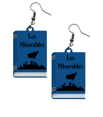Les Miserables Book Earrings
