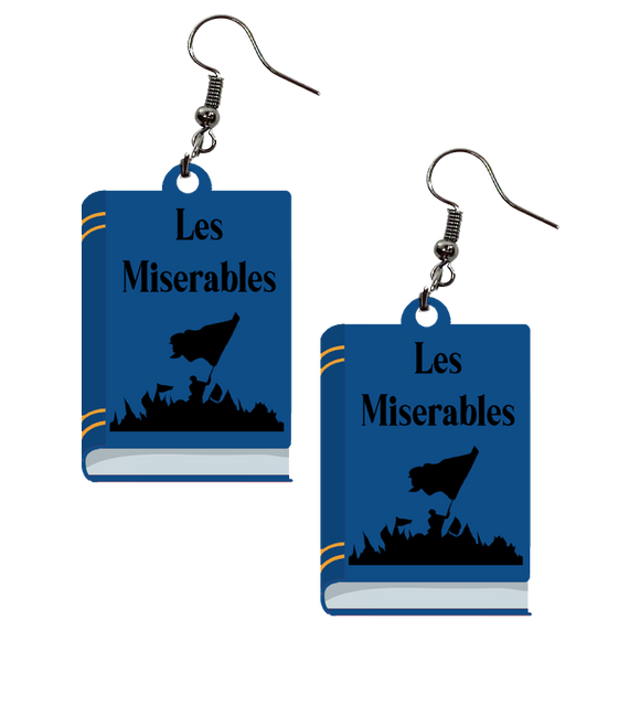 Les Miserables Book Earrings
