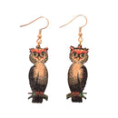 Halloween Owl Earrings-1
