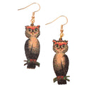 Halloween Owl Earrings-2