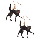 Scaredy Cat Halloween Earrings-2