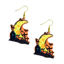 Moon in Cemetery Earrings-1