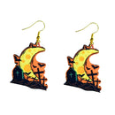 Moon in Cemetery Earrings-2