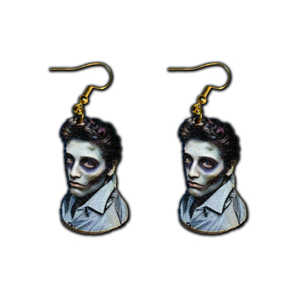 Zombie Elvis Earrings