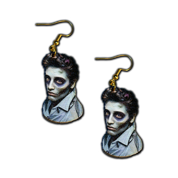 Zombie Elvis Earrings