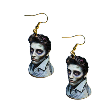 Zombie Elvis Earrings