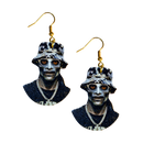 Zombie Snoop Dogg Earrings-1