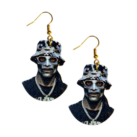 Zombie Snoop Dogg Earrings