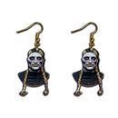 Zombie Country Music Star Earrings-2
