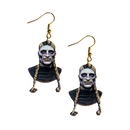 Zombie Country Music Star Earrings-1