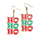 Ho Ho Ho Holiday Earrings-1