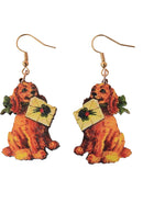 Christmas Dog Earrings-1