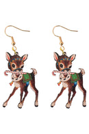 Vintage Reindeer Earrings-1