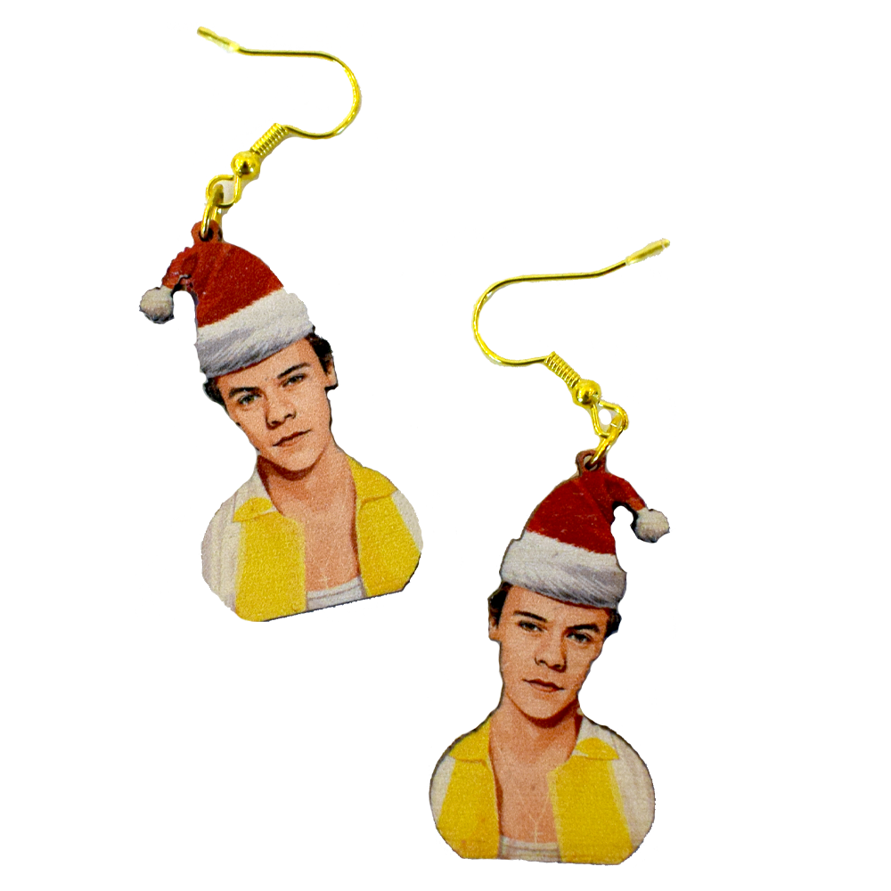 Harry Styles Christmas Earrings