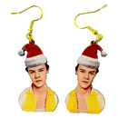 Harry Styles Christmas Earrings-1