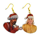 Snoop Dogg and Martha Christmas Earrings-2
