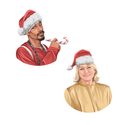 Snoop Dogg and Martha Christmas Earrings-4