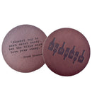 Frank Sinatra Quote Leather Coaster-4