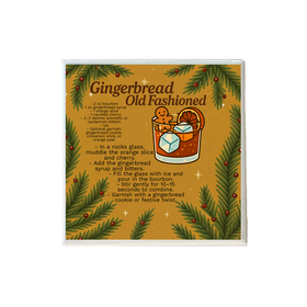 Gingerbread Old Fashioned Recipe Coaster