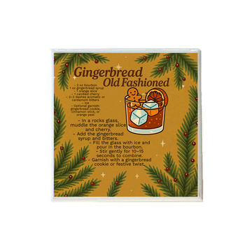 Gingerbread Old Fashioned Recipe Coaster