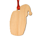 Bourbon Barrel with Lights and Santa Hat Ornament-2