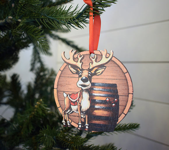 Bourbon Reindeer Ornament