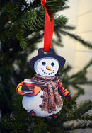Snowman with Bourbon Ornament-3