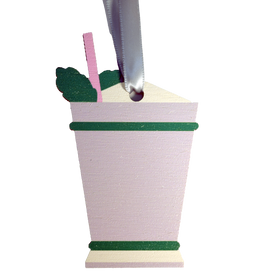 Mint Julep Wooden Ornament
