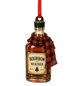 Weather Season Bourbon Wooden Ornament